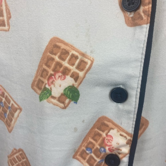 Honeydew NWT FLAW Quiet Night Sky Blue Waffles PJ Set Size Small - Picture 6 of 6